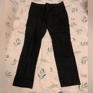 Banana Republic cropped black Sloan pant. Size 4.